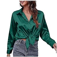 Women's Basic T Shirts Long Sleeve Plain Tee Tops Breathable Trendy Clothes Vacation Lightweight Blouse