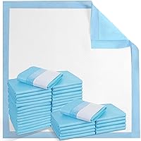 Extra Large 36 x 36 in Disposable Bed Pads (25 Count) XXL Adults Incontinence Underpads, Heavy Duty Ultra Absorbency Medical Chucks, Baby Changing Liner,Puppy Pee Pad