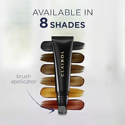 Clairol Root Touch-Up Semi-Permanent Hair Color Blending Gel, 4 Dark Brown, Pack of 2