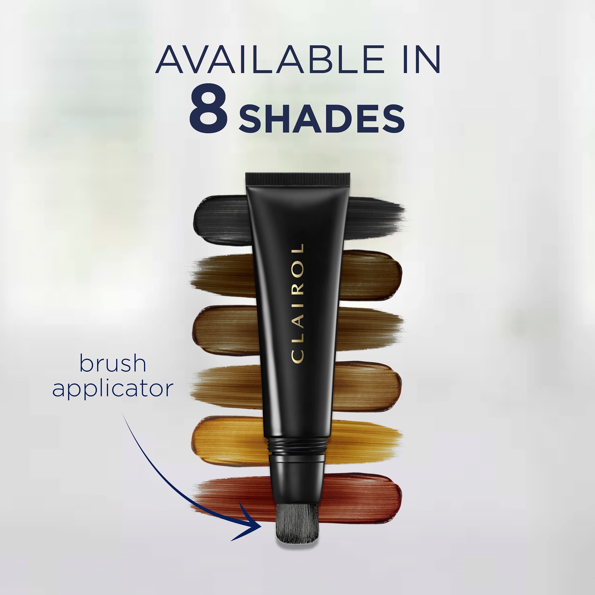 Clairol Root Touch-Up Semi-Permanent Hair Color Blending Gel, 4 Dark Brown, Pack of 2