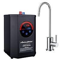 ASH-410 Digital Hot Water Dispenser, Includes Polished Chrome Single Handle Faucet 1500 Watts, 110v