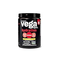 Sport Hydration Electrolyte Powder, Lemonade - Post Workout Recovery Drink for Women and Men, Vitamin C, Vegan, Keto, Sugar Free, Dairy Free, Gluten Free, Non GMO, 4.9 oz