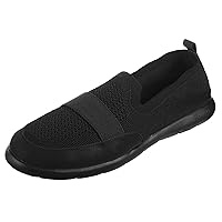 isotoner Men's Heathered Sport-Knit Indoor/Outdoor Slippers