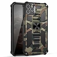 Men's Camouflage Armored Shockproof Phone case for Max X XS Max XR 7 8 Plus SE 2020 Mobile Phone case (Color : 03, Size : for iPhone X XS)