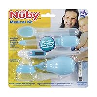 Nuby Complete Nursery Care Medical Kit for Healthy Baby - Small 7-Piece, Colors May Vary