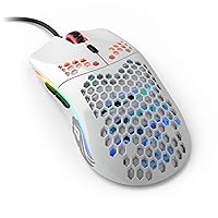 Glorious Model O- (Minus) Gaming Mouse, Glossy White (RENEWED)