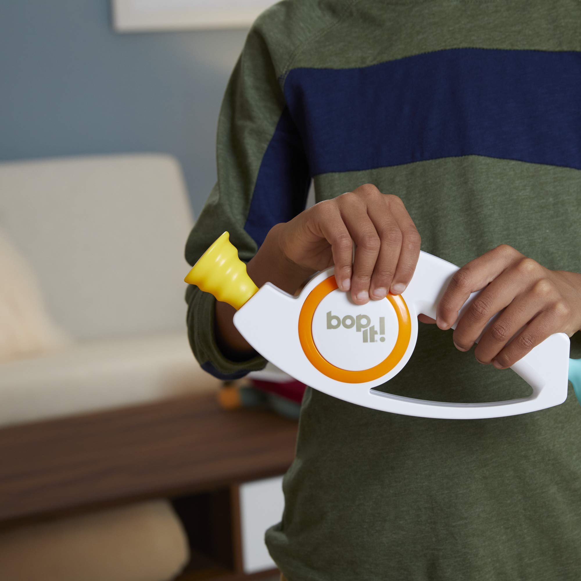 Hasbro Gaming Bop It! Electronic Game for Kids Ages 8 & Up, Brown/a