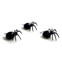 Melody Jane Dolls Houses House Miniature Halloween Shed Garden Accessory 3 Huge Scary Spiders