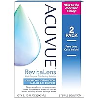 ACUVUE RevitaLens Multi-Purpose Disinfecting Solution 10 oz (Pack of 2)