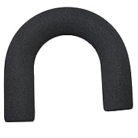 MABIS Foam Hand Grip Replacement for Standard Handle Canes, Thick Cushioned Foam, Black