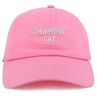 Trendy Apparel Shop Youth Thinking Cap Adjustable Soft Crown Baseball Cap