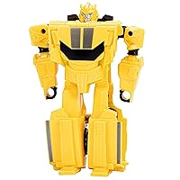 transformers Earthspark, 1-Step Flip Changer Bumblebee Figure, 10 cm, Ages 6 and Up