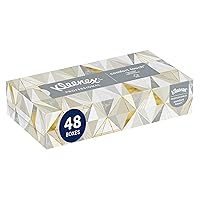 Kleenex® Professional Facial Tissues, Bulk (21606), 2-Ply, White, Flat Facial Tissue Boxes for Business (125 Tissues/Box, 48 Boxes/Case, 6,000 Tissues/Case)