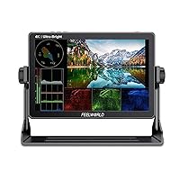 FEELWORLD LUT11 10.1 Inch Video Monitor,Ultra High Bright 2000nit Touch Screen DSLR Camera Field Monitor,4K HDMI,1920X1200 IPS Panel