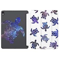 Case for Apple iPad Air 5th 2022 4th 2020 Gen 3th 10.2 12.9 Pro 11 10.5 9.7 Mini 6 5 4 3 2 1 Print Galaxy Pattern Stand Animals Turtle Stars Space Cute Magnetic Fish Closure Cosmic Design