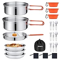 STANLEY Adventure Full Kitchen Basecamp 11 Piece Camp Cook Set-Packable  Unit, 3.5l, Stainless Steel