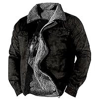 Mens Plaid Flannel Jacket Pocket Hooded Padded Loose Shirt Top Jacket Coats Mens Hoodie Lined Flannel for Men Mens
