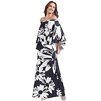 KOH KOH Womens Long Strapless Flowy Flattering Evening Cocktail Gown Maxi Dress