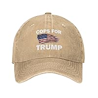 Cops for Trump 2024 Cap for Women Baseball Caps Graphic Hats