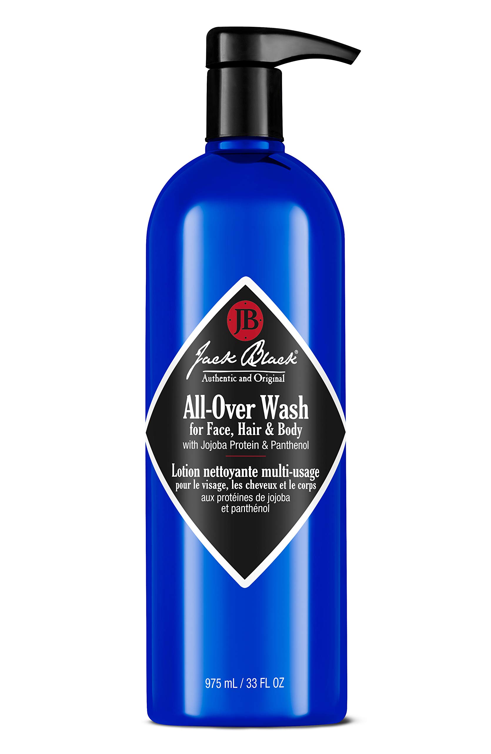 Jack Black All-Over Wash for Hair for Face, Hair & Body