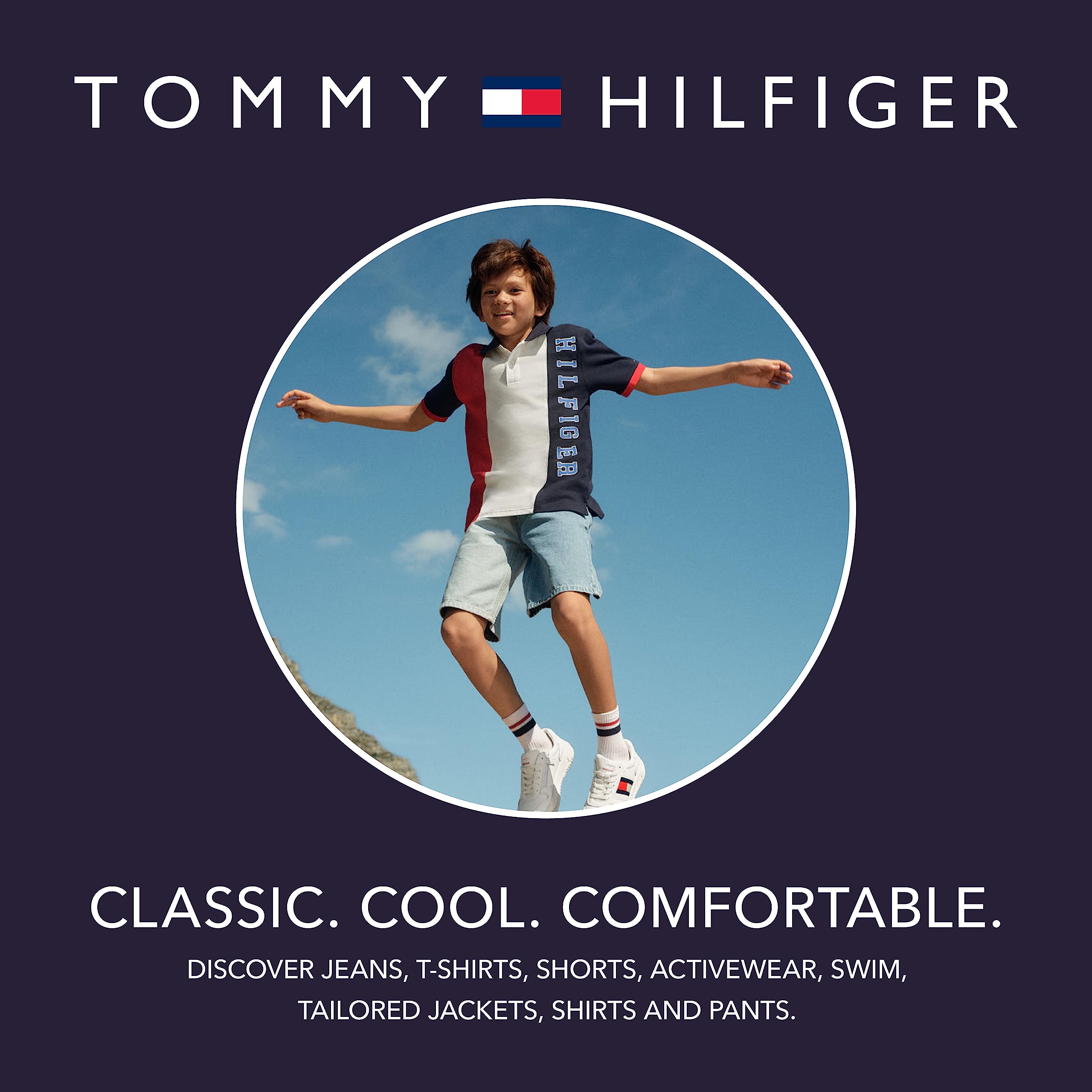Tommy Hilfiger Boys' Short Sleeve Fashion Crew Neck T-Shirt