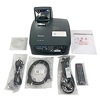 Promethean UST-P1 DLP Projector Ultra Short Throw HD 1080i PC 3D Ready HDMI, Bundle HDMI Cable, Remote Control Power Cable