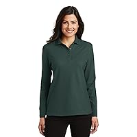 Port Authority Women's Long Sleeve Silk Touch Polo