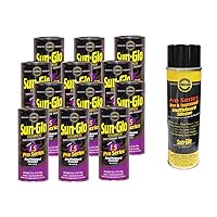Sun-Glo 12 Cans #1.5 Pro-Series Wax & 1 Can Silicone Spray