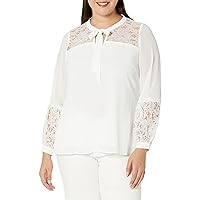 City Chic Women's Citychic Plus Size Top Mysterious Lace