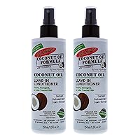Coconut Oil Leave-In Conditioner by Palmers for Unisex - 8.5 oz Conditioner - (Pack of 2)