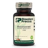 Standard Process - Multizyme - Digestion and Pancreatic Function Support Supplement, Provides Digestive Enzymes and Pancreatic Enzymes, Gluten Free - 150 Capsules