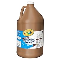 Crayola 542128007 Washable Paint, Brown, 1 gal
