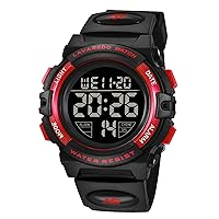 Kids Watch, Boys Watch Ages 3-15, Kids Digital Sport Outdoor Analog Watch LED 50 M Waterproof Alarm Wrist Watches with Silicone Band for Children, Boys, Girls, Kids Birthday Gift Ideas