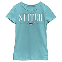 Disney Girl's Stitch Title T-Shirt