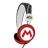 OTL Technologies SM0654 Super Mario Icon Wired Headphones Ages 8+