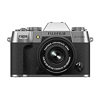 Fujifilm X-T50 Mirrorless Digital Camera XC15-45mmF3.5-5.6 OIS PZ Lens Kit - Silver