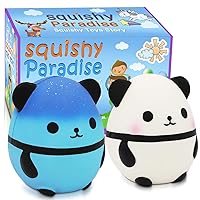 Budi Upgraded 30 Pcs Kawaii Squishies Super Slow Rising Jumbomediummini  Random Cake Bread Panda Bun With Phone Straps Kids Pretend Play Squishies