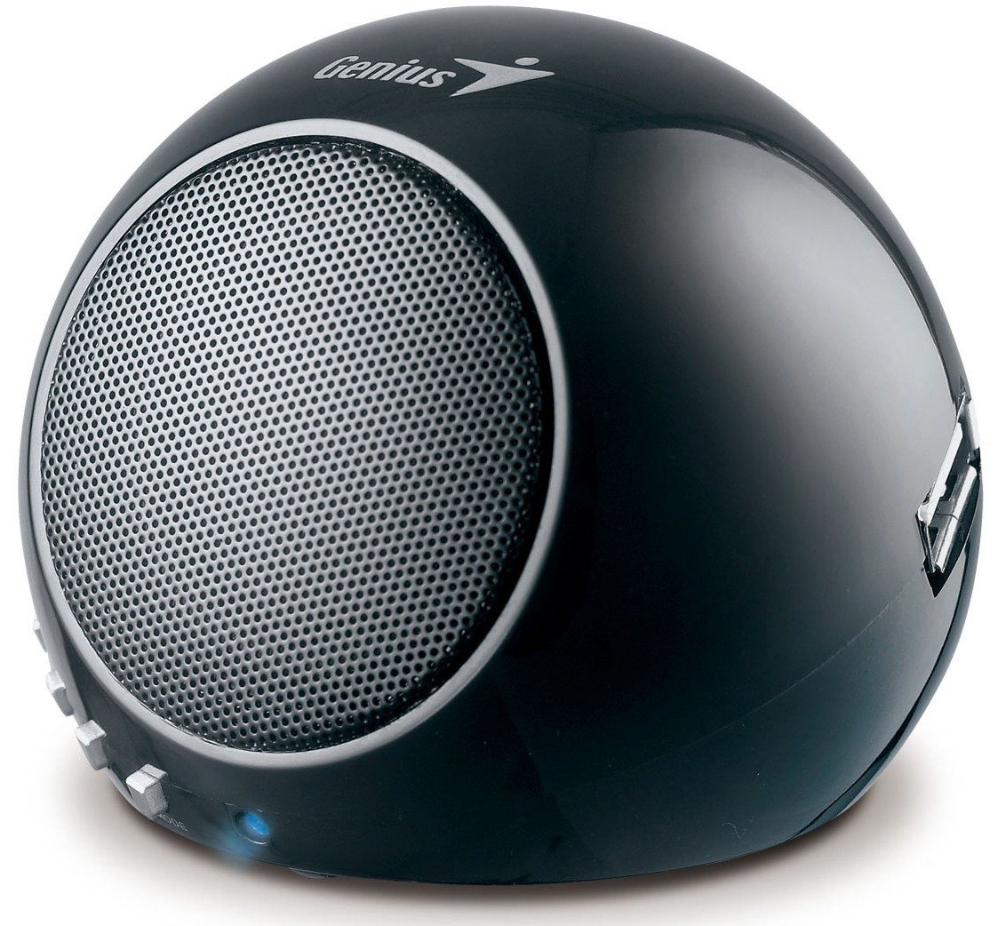 Genius SP-i300 Black Portable Music Player with Speaker