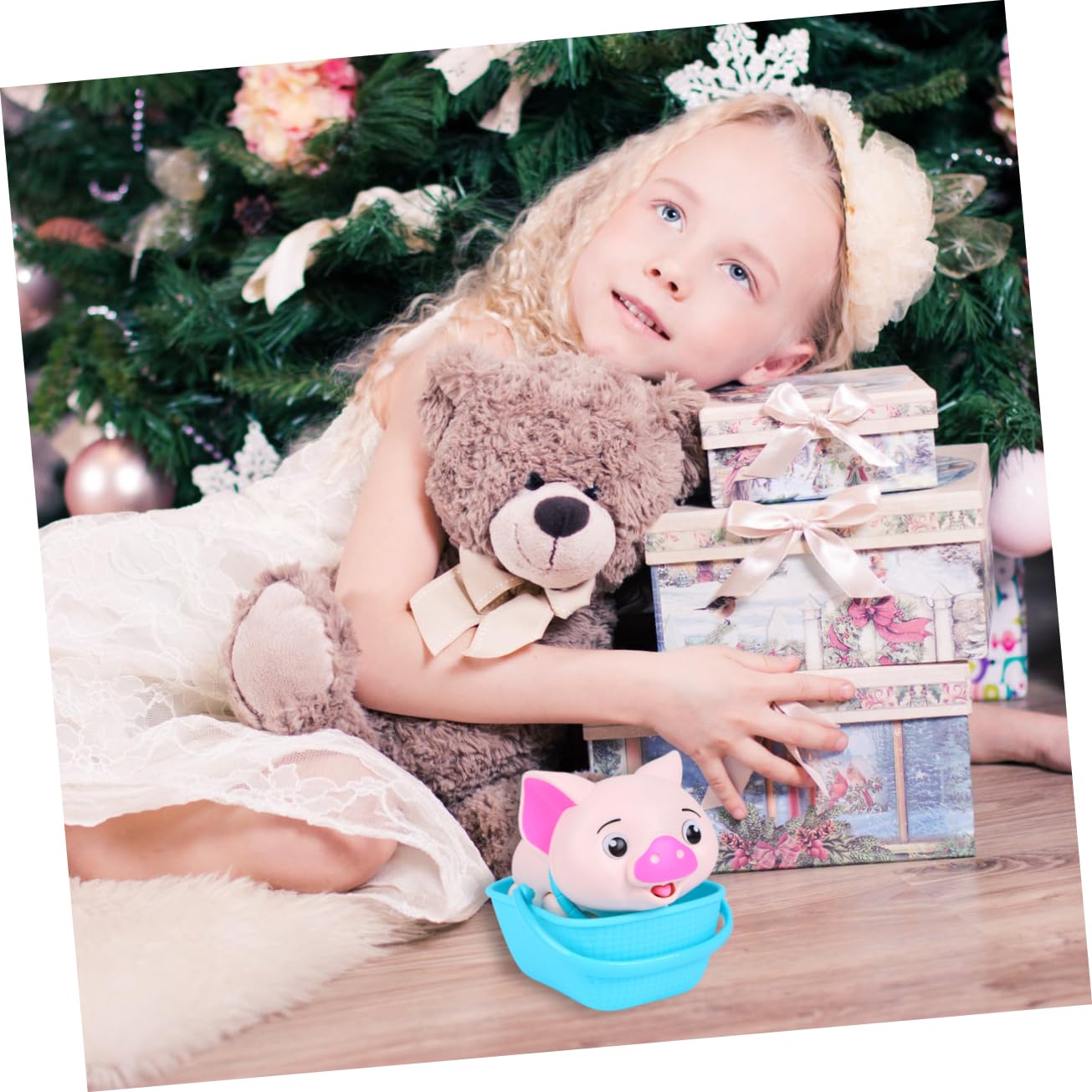 ERINGOGO 2 Pcs God Parent Gifts for Christmas Toys Xmas Gifts Intelligent Pet