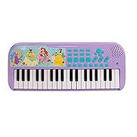 First Act Discovery Disney Princess Electronic Keyboard, 22 Inch - 37 Keys – Make Real Music, Sized for Kids - Record, Playback, Volume Control - Musical Instruments for Toddlers and Kids