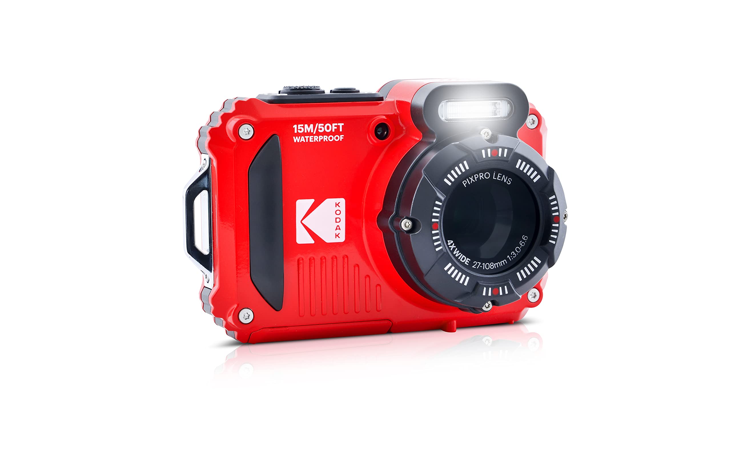 KODAK PIXPRO WPZ2 Rugged Waterproof Digital Camera 16MP 4X Optical Zoom 2.7