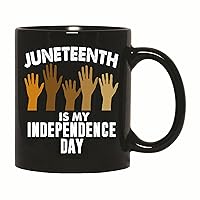 Juneteenth 1865 for African Celebrating Independence Day 11oz 15oz Black Coffee Mug