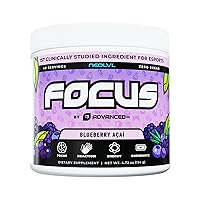Advanced Focus - Focus and Concentration Formula with NooLVL - Mental Clarity & Energy Boost for Gaming, Work & Study - Sugar Free & Keto Friendly - (40 Servings) (Blueberry Acai)
