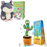 Ayeboovi Toddler Toys -Dancing Talking Cactus Repeats What You Say - Interactive Plush for Babies and Kids - Birthday Christmas New Year Gift for 2 3 4 5 6 Year Old Boys and Girls
