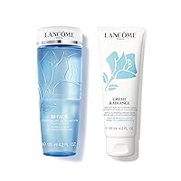 Bi-Facil Double Action Eye Makeup Remover & Créme Radiance Cream-to-Foam Face Cleanser Duo - Effortlessly Removes Waterproof Makeup & Gently Cleanses Skin