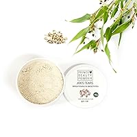 [Korean Herbal Beauty Powder] Prince Natural Beauty JOB’S TEARS Powder for facial mask (3.17oz / 90g) with 100% Cotton Facial Gauze Mask (10 sheets) 율무 팩 가루