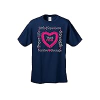 Unisex Think Pink Breast Cancer Awareness T-Shirt