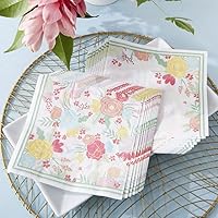 Kate Aspen 2 Ply Paper Napkins (Set of 30) Garden Blooms Collection, One Size, Multicolor