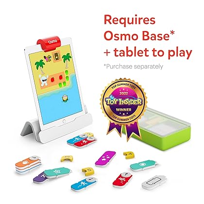 Osmo - Coding Family Bundle for iPhone, iPad & Fire Tablet - 3 Educational Learning Games - Ages 5-10+ - Coding Jam, Coding Awbie, Coding Duo - STEM Toy (Osmo Base Required) (Amazon Exclusive)