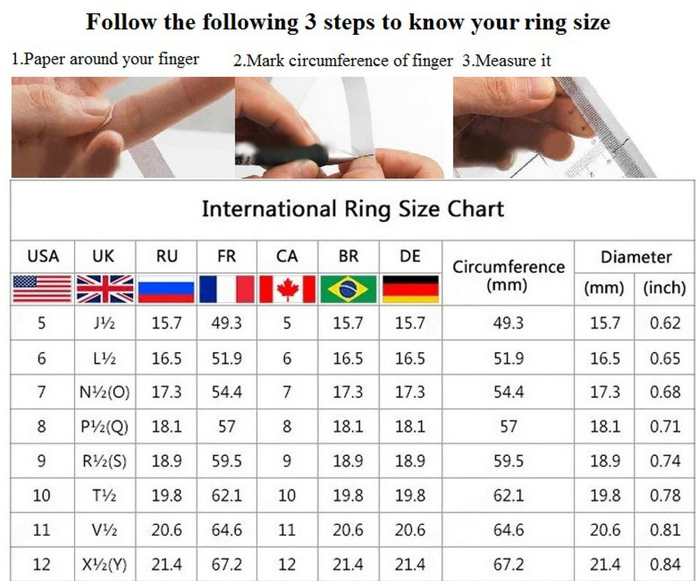 Uloveido Wide Square Brilliant Cut Platinum &Gold Plated Rings With Shiny Cubic Zirconia Luxurious Rings Wedding Band for Men JX001 Size 7 8 9 10 11